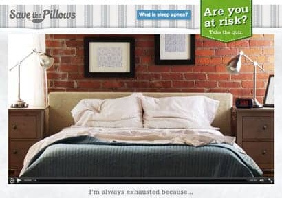 Have You Seen the Adorable “Save the Pillows” Ad Campaign for Sleep Apnea Awareness?