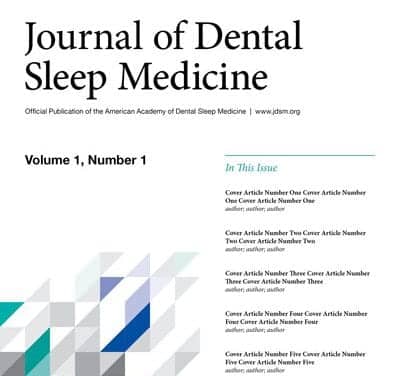 New Dental Sleep Medicine Journal Launches in 2014