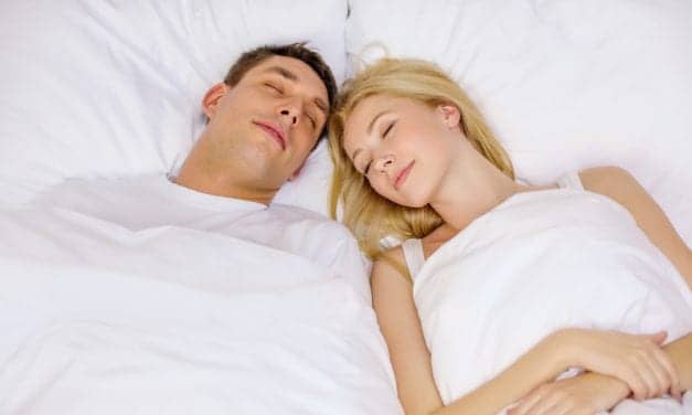 Happy Couples Sleep with Less Space Between Them