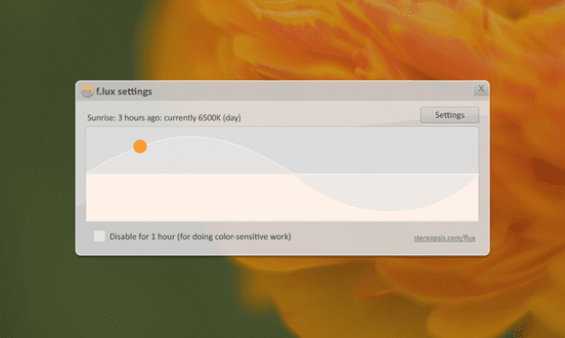 F.lux Software to Adjust Electronics’ Blue Light Emissions