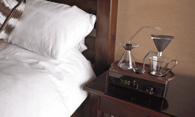 Start Your Morning Right With an Alarm Clock That Makes You Coffee