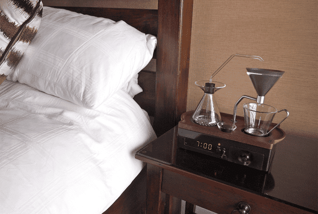 Start Your Morning Right With an Alarm Clock That Makes You Coffee