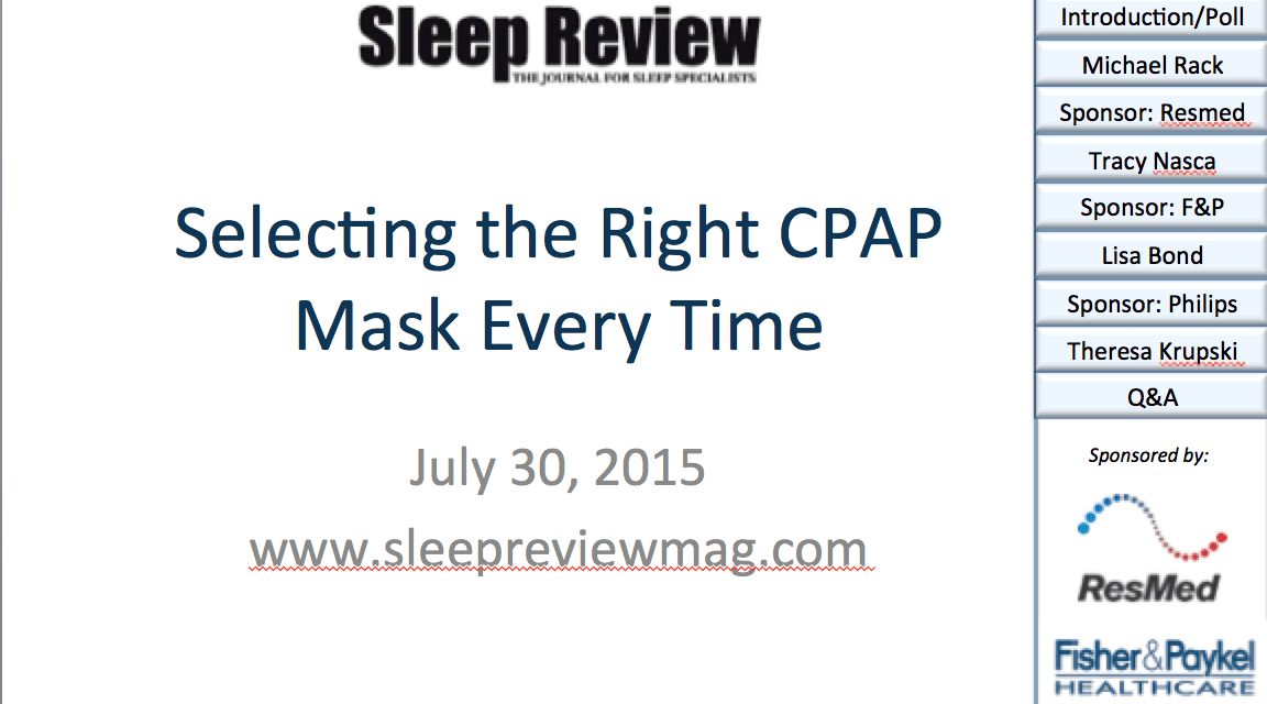 Selecting the Right CPAP Mask Every Time