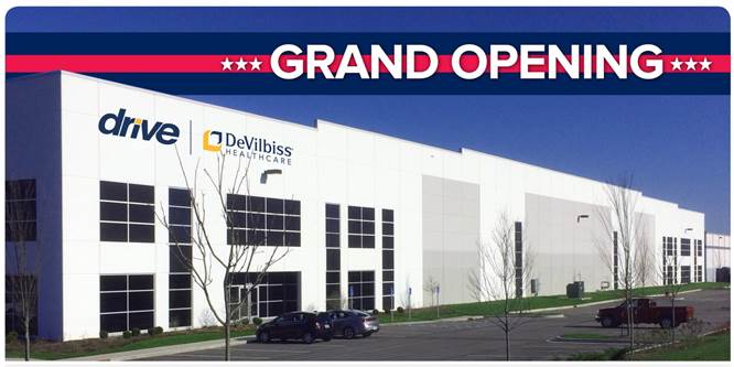 Drive DeVilbiss Expands Distribution With the Opening of New Facility
