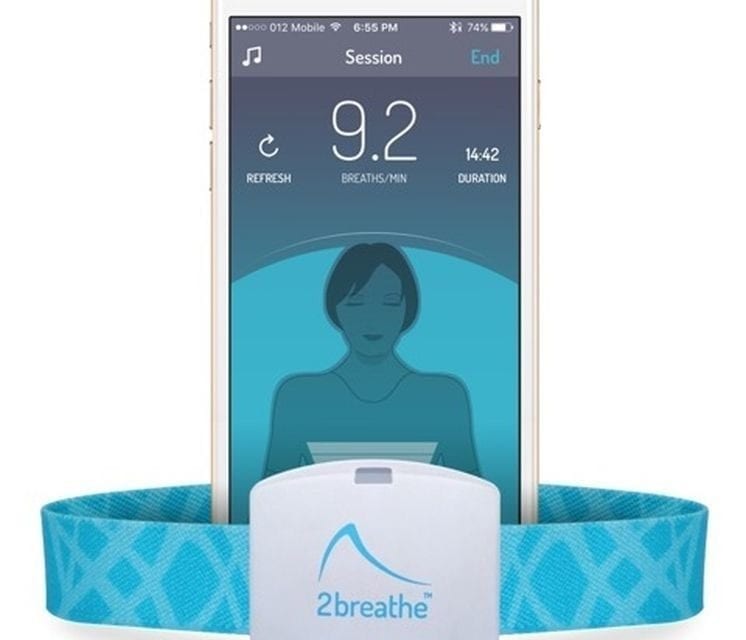 2breathe Guided-breathing Technology Device for Sleep Onset