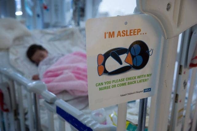 Mattel Children’s Hospital UCLA Makes Sure Patients Get A Chance to Sleep