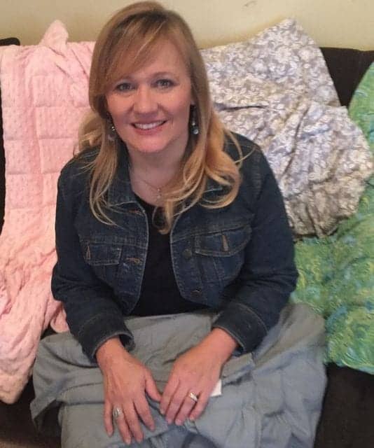 Therapist Finds Unexpected Calling Making ‘Weighted Blankets’