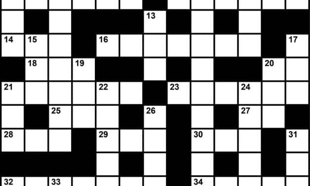 Crossword Puzzle: Sleep Medicine-Themed Clues (May 2019)
