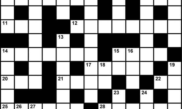 Crossword Puzzle: Sleep Medicine-Themed Clues (August 2019)