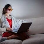 Blue-light Filtering Glasses Improve Sleep & Workday Productivity