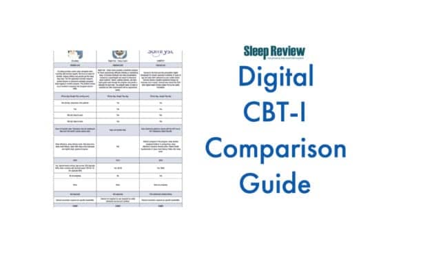 Digital Cognitive Behavioral Therapy for Insomnia Comparison Guide