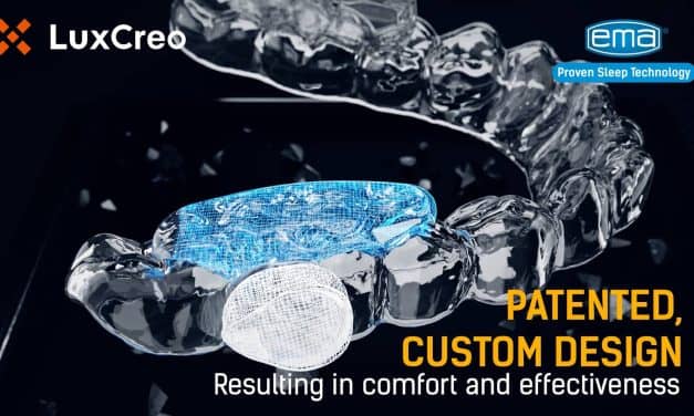 LuxCreo to Scale Manufacturing of EMA 3D Sleep Apnea Oral Appliance