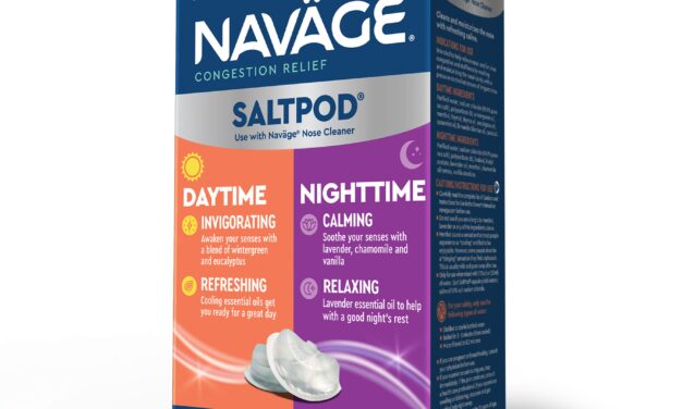 Naväge Releases Nasal SaltPods Formulated for Daytime, Nighttime Use