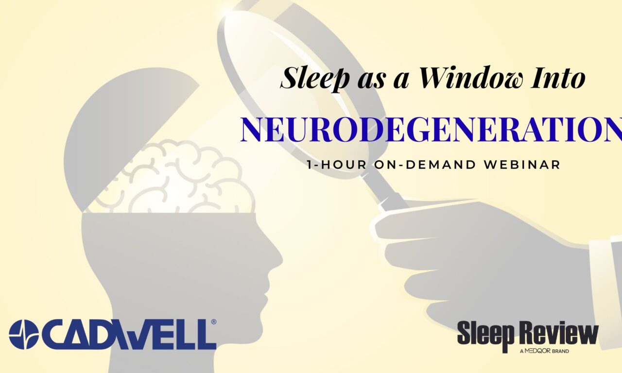 Sleep as a Window Into Neurodegeneration
