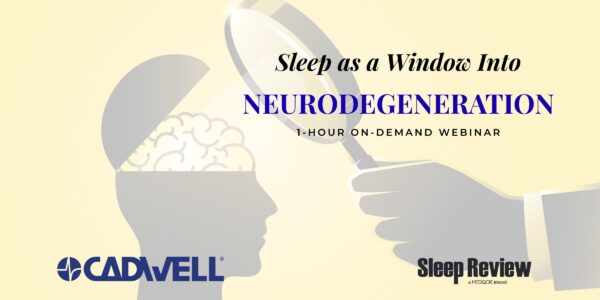On Demand Sleep as a Window Into Neurodegeneration