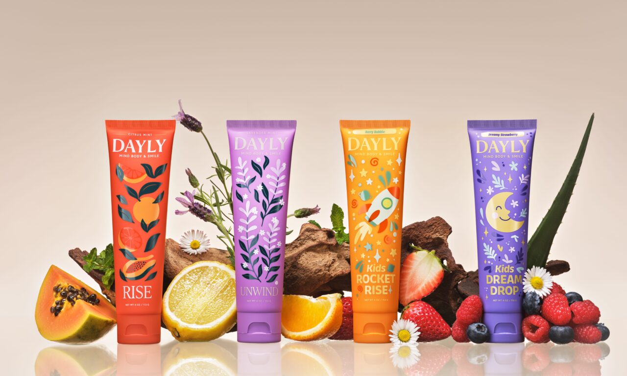 ‘DAYLY’ Debuts AM/PM Toothpaste